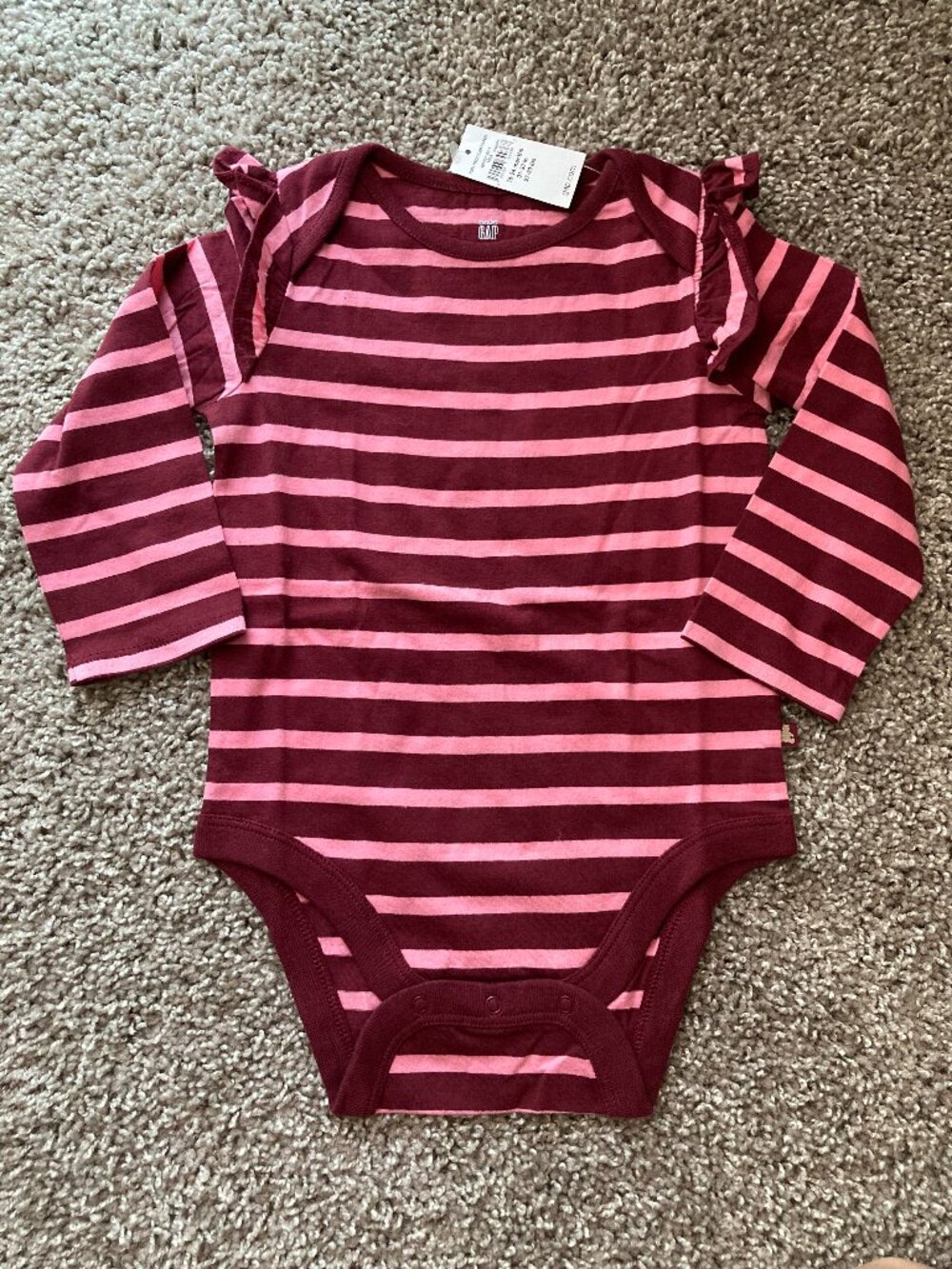 Gap Striped Onesie Size 24mo